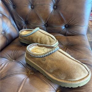 UGG Chestnut Suede Slip-On Mule